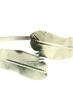 armband leafs zilver