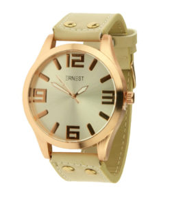 ernest horloge grand beige