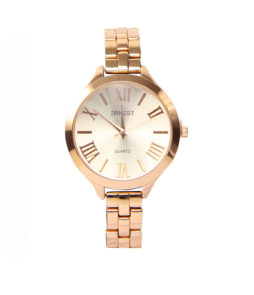 |ernest horloge brook rose goud|
