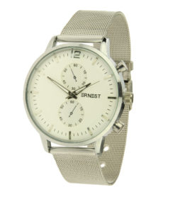Ernest horloge clubb zilver