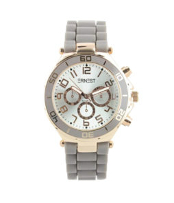 |ernest horloge siliconen grijs