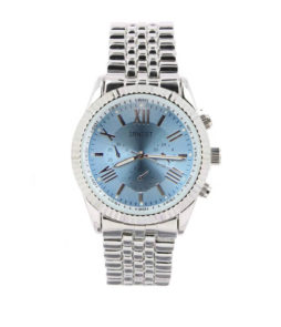 |ernest horloge pressley zilver aqua