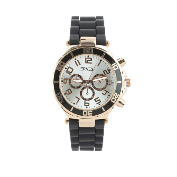 ernest-horloge-zwart-rose