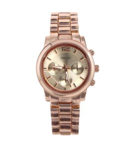 |ernest horloge rose zilver