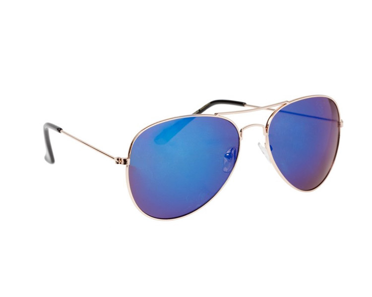 Dagelijks Conform Siësta Spiegel zonnebril aviator blauw • Doorzo.nl