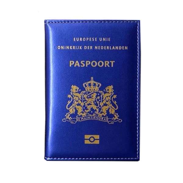 paspoorthoesje je maintendrai blauw|paspoorthoesje je maintendrai paars|paspoorthoesje je maintendrai oranje