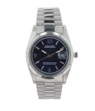 Philippe Constance horloge in zilver metaal met zwarte wijzerplaat