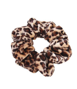 haarelastiek luipaard scrunchie