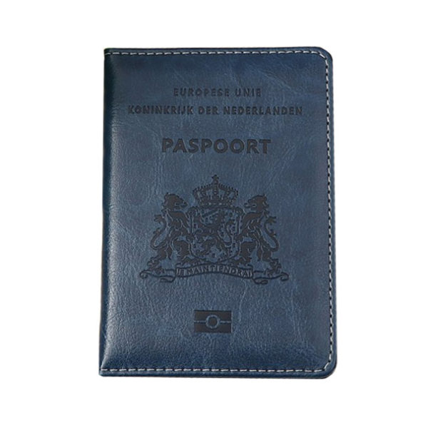 paspoorthoesje-donker-blauw-leer paspoorthoesje donkerblauw leer