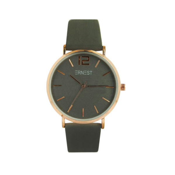 ernest-horloge-donkergrijs-rose