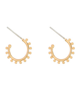 oorbellen bolletjes goud