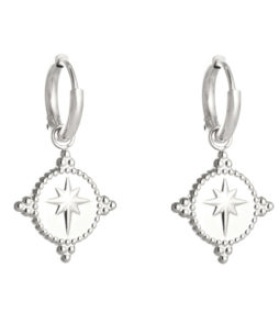 oorbellen ster zilver